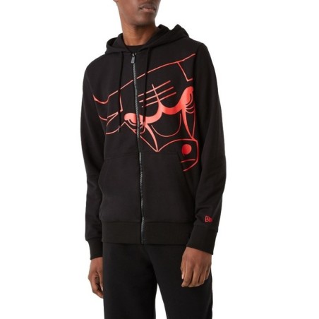 Sudadera Hoody New Era NBA Oficial Enlarged Logo chicago bulls con cremallera